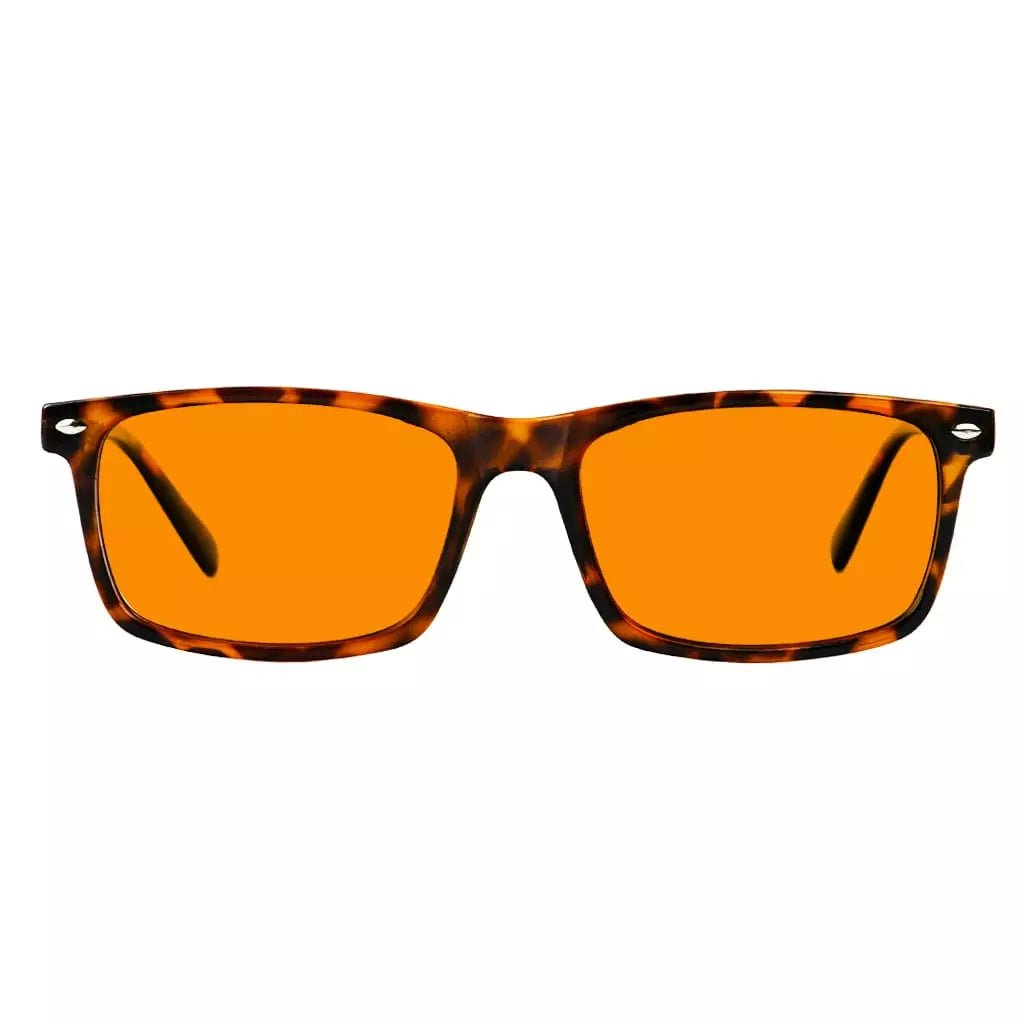 Orange Tinted Blue Light Blocking Reading Glasses for Men and Women