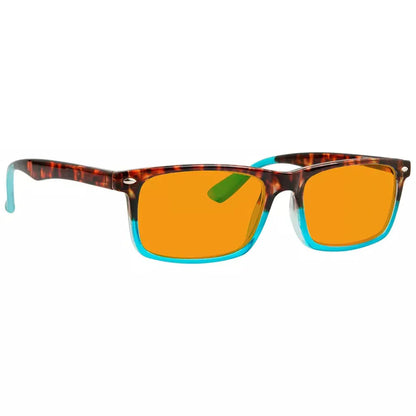 Orange Tinted Blue Light Blocking Reading Glasses for Men and Women