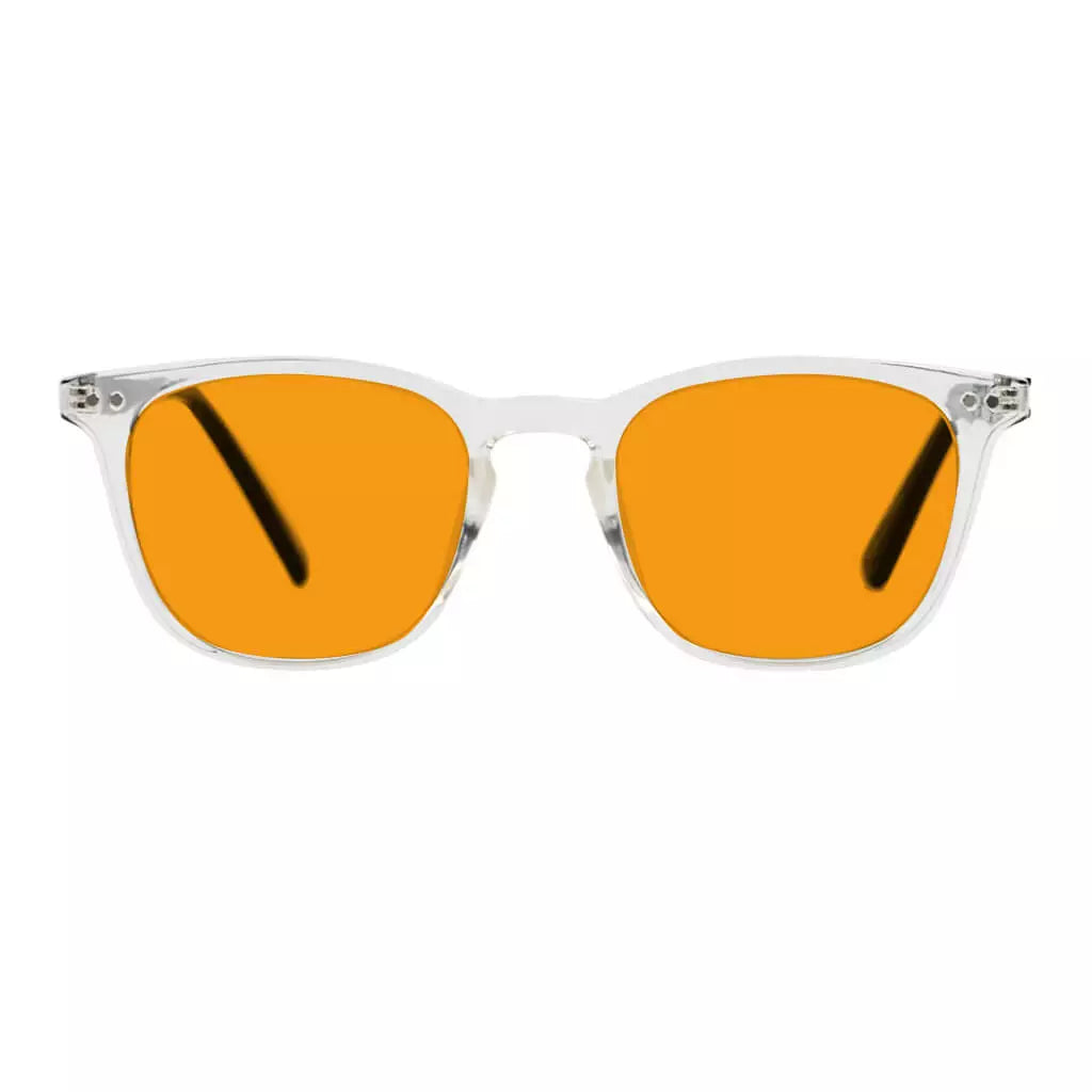 Orange Tinted Blue Light Blocking Reading Glasses for Women Men