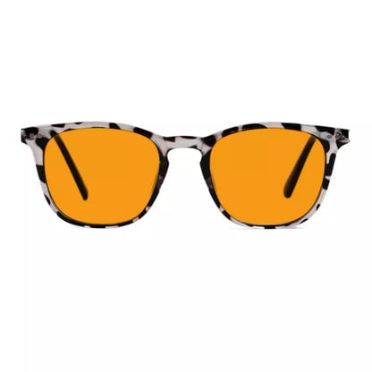 Orange Tinted Blue Light Blocking Reading Glasses for Women Men