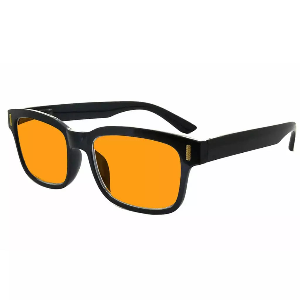 Orange Tinted Blue Light Blocking Reading Glasses Momen