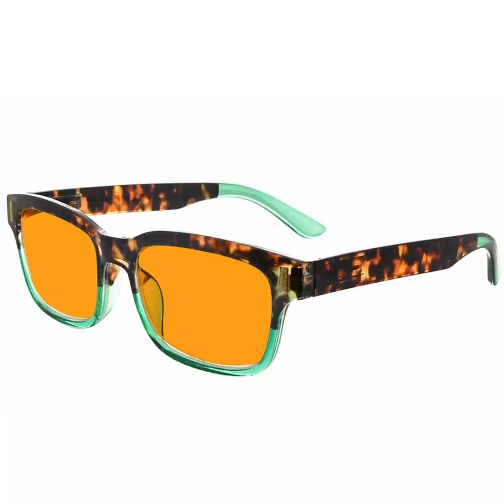 Orange Tinted Blue Light Blocking Reading Glasses Momen