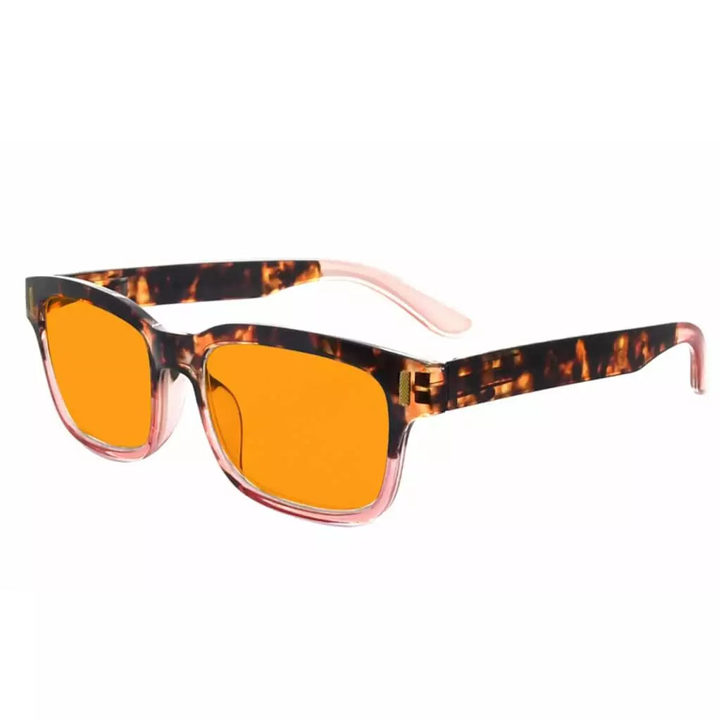 Orange Tinted Blue Light Blocking Reading Glasses Momen