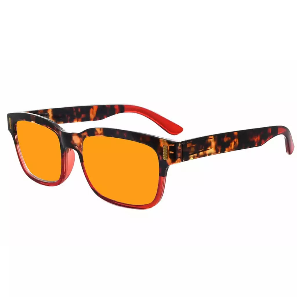 Orange Tinted Blue Light Blocking Reading Glasses Momen