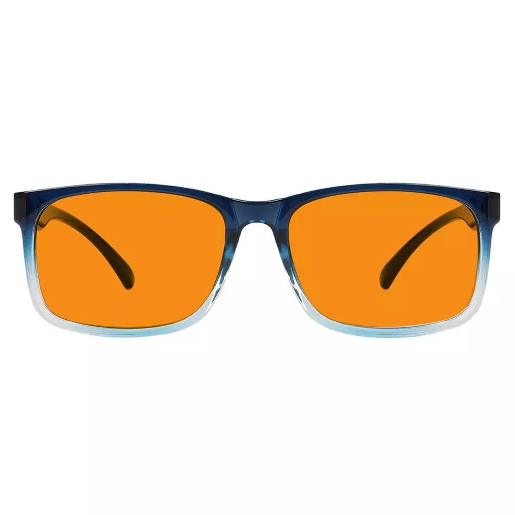 Orange Tinted Blue Light Blocking Glasses Women Men