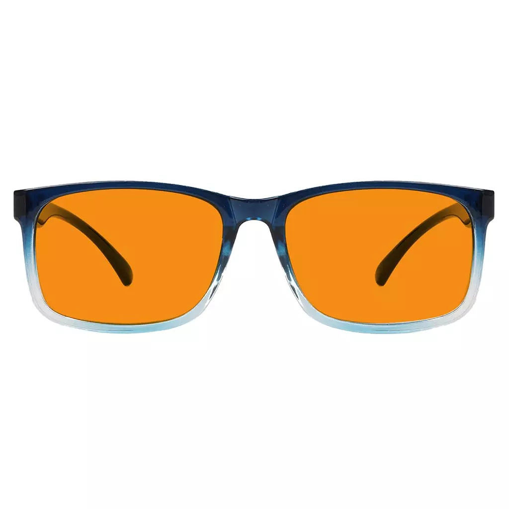 Orange Tinted Blue Light Blocking Glasses Women Men