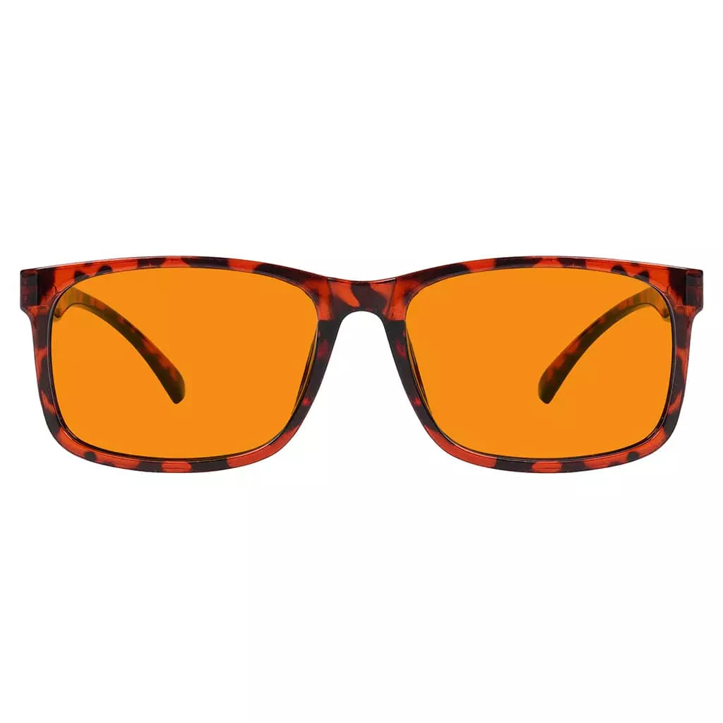 Orange Tinted Blue Light Blocking Glasses Women Men