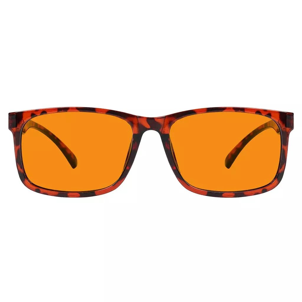 Orange Tinted Blue Light Blocking Glasses Women Men
