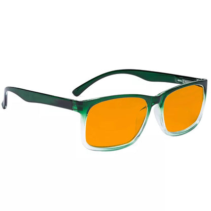 Orange Tinted Blue Light Blocking Glasses Women Men