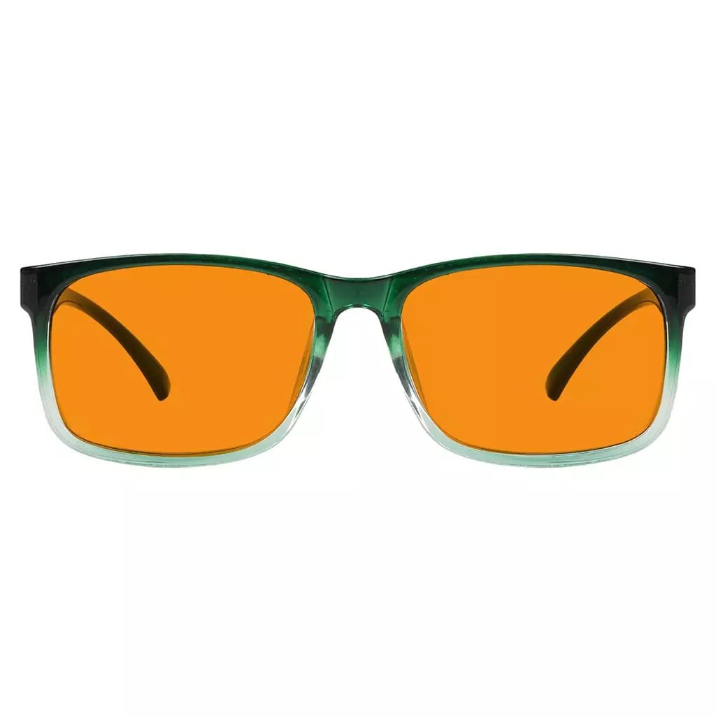 Orange Tinted Blue Light Blocking Glasses Women Men
