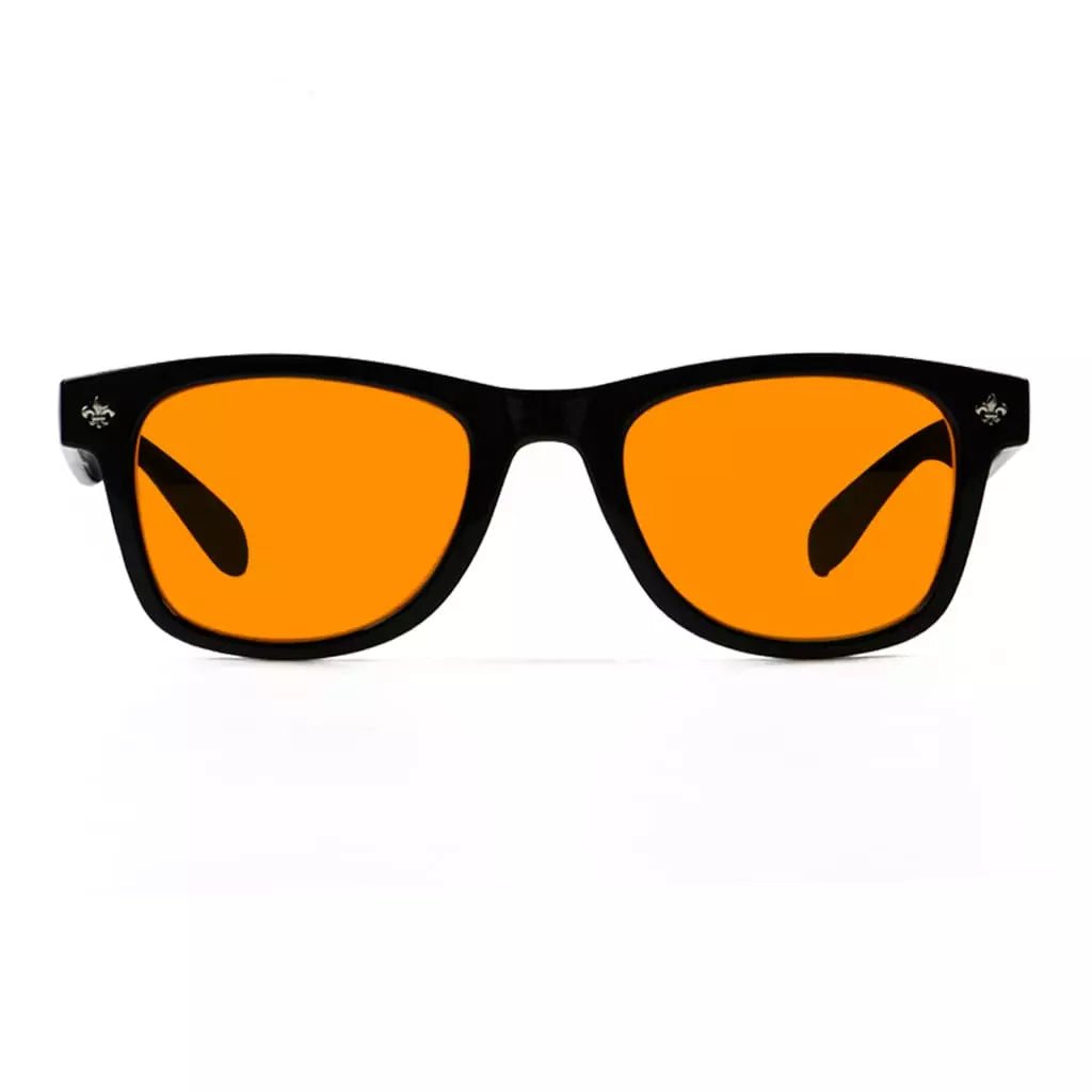 Orange Tinted Bifocal Blue Light Blocking Glasses Women Men