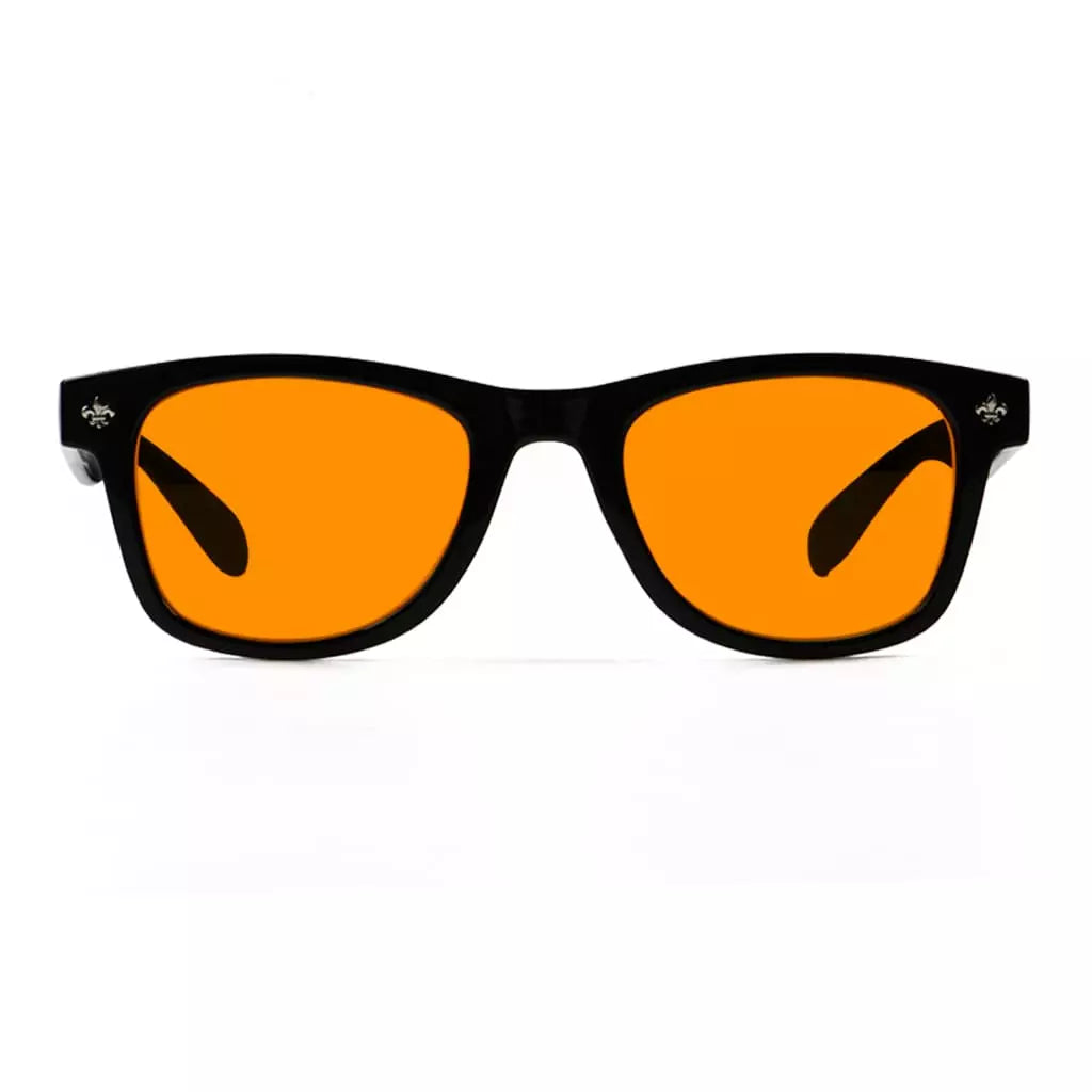 Orange Tinted Bifocal Blue Light Blocking Glasses Women Men