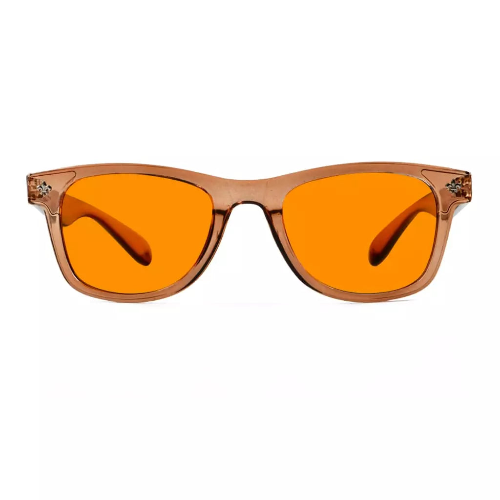 Orange Tinted Bifocal Blue Light Blocking Glasses Women Men