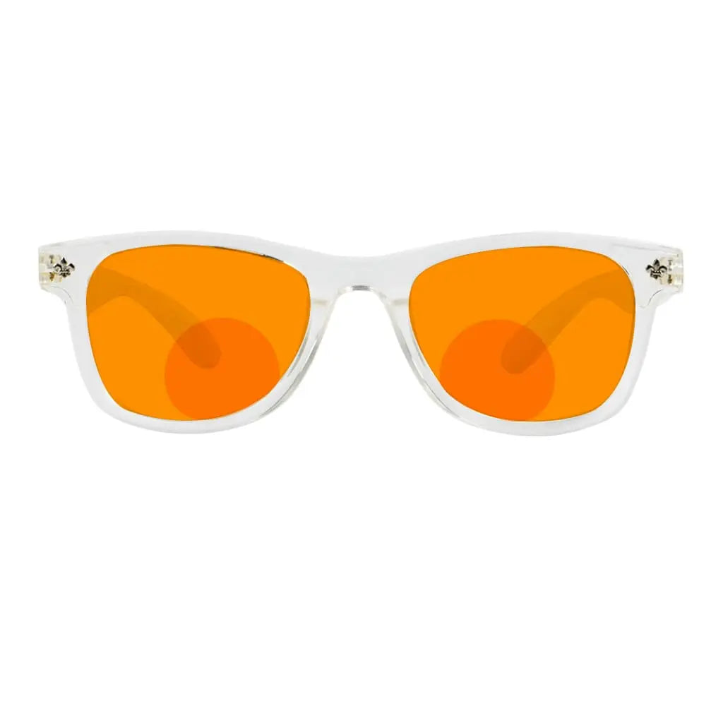 Orange Tinted Bifocal Blue Light Blocking Glasses Women Men