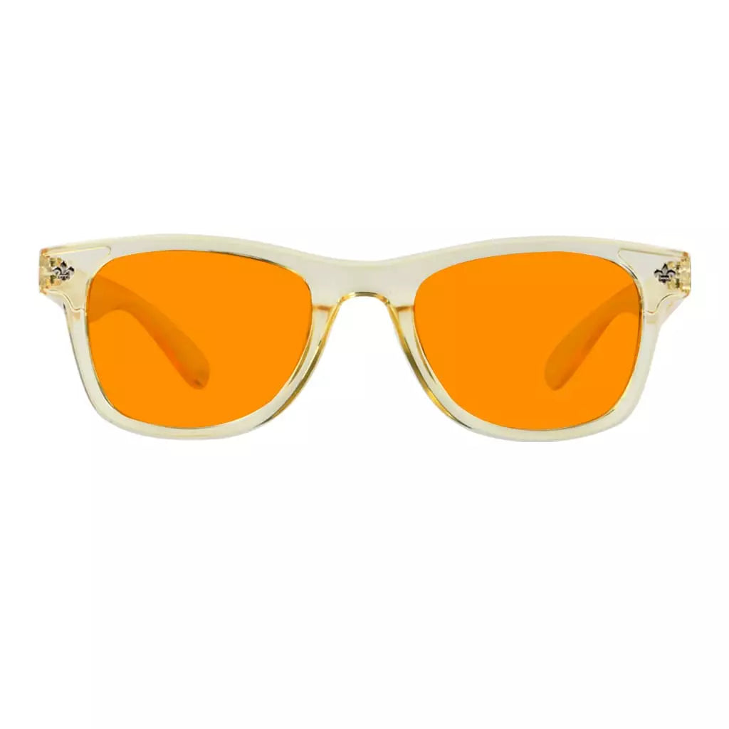 Orange Tinted Bifocal Blue Light Blocking Glasses Women Men