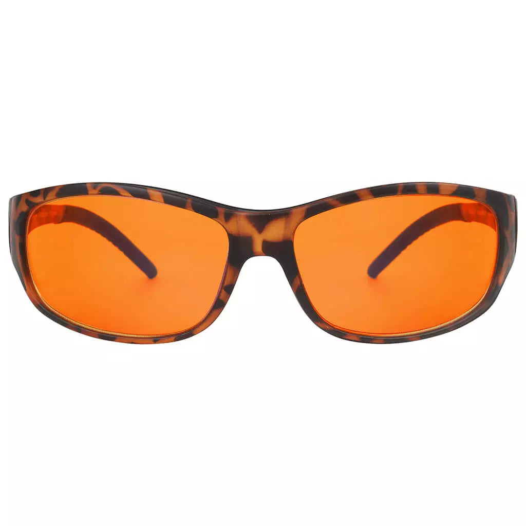 Orange Tinted Blue Light Blocking Glasses Women Men