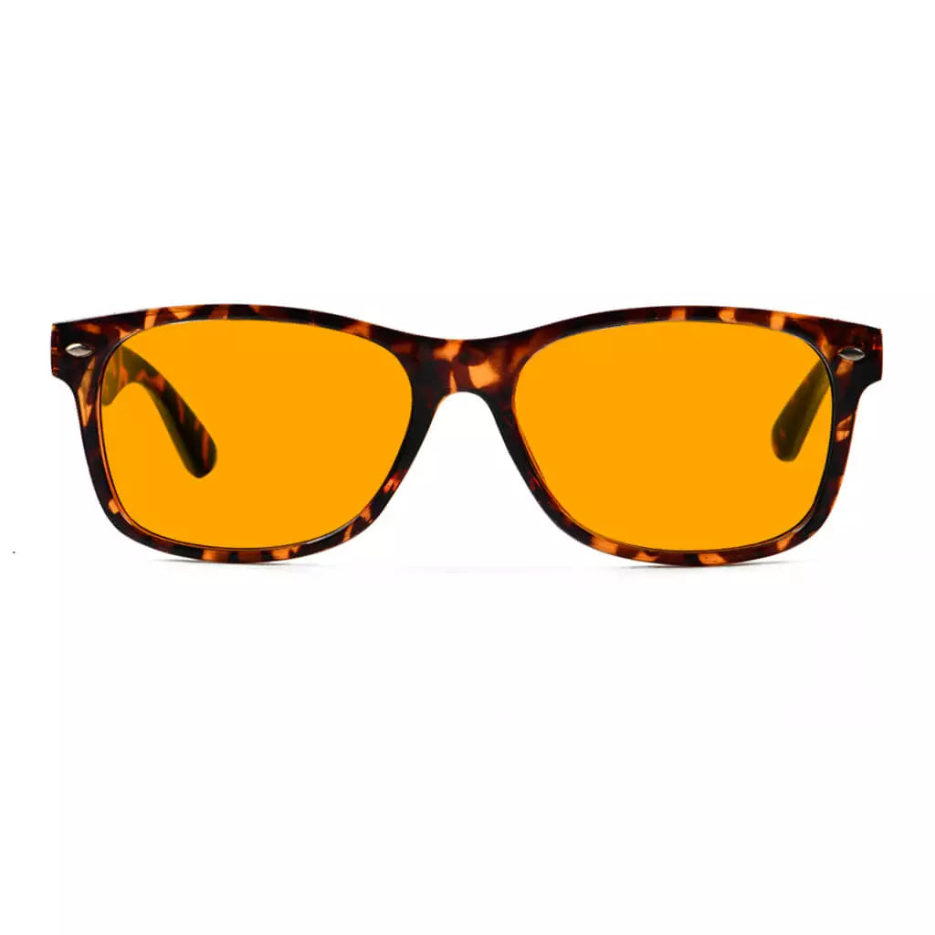 Nighttime Orange Tinted Blue Light Blocking Glasses Women Men