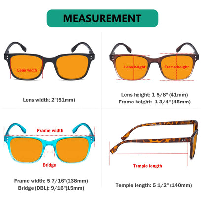 Cgbas Blue Light Blocking Glasses Orange Tinted