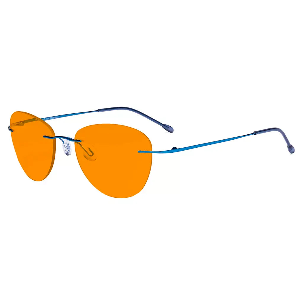 Cgbau Blue Light Blocking Reading Glasses Orange Tinted