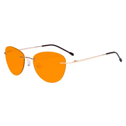 Cgbau Blue Light Blocking Reading Glasses Orange Tinted