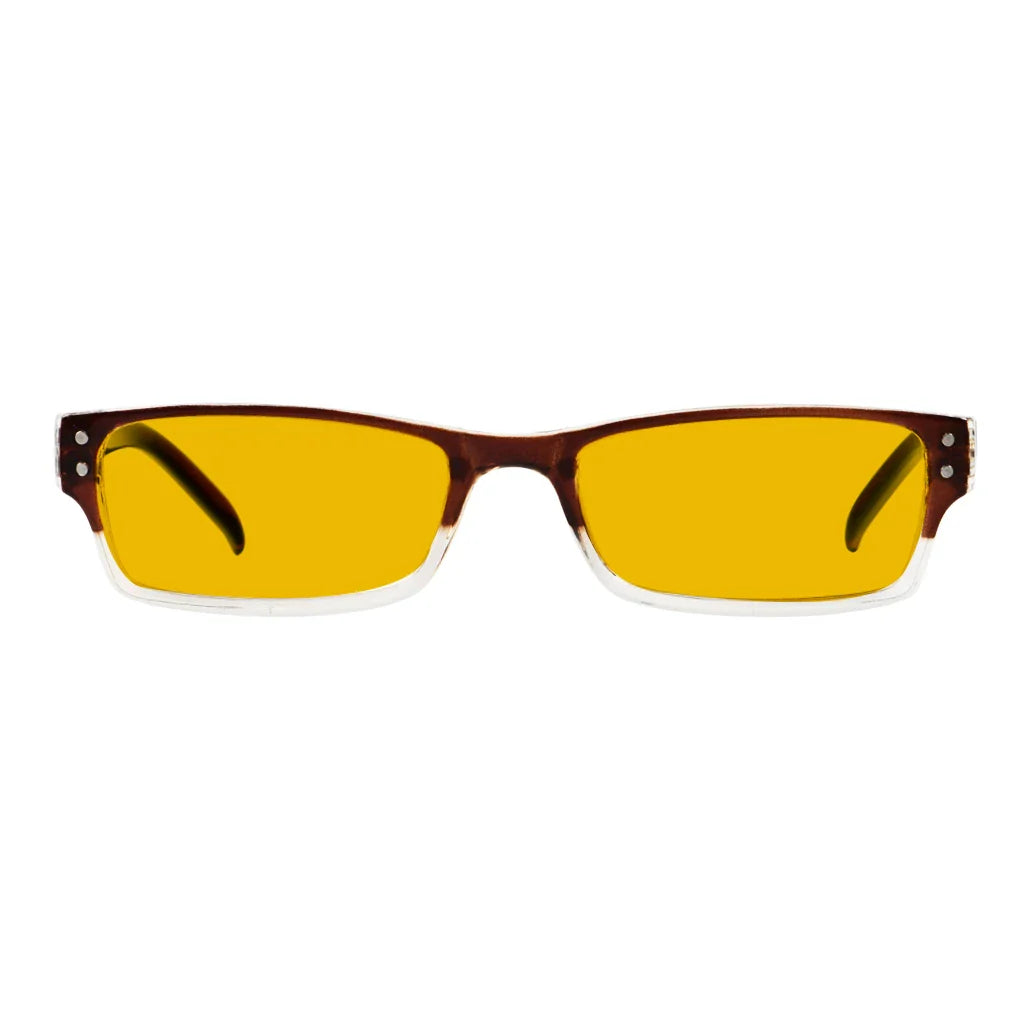 Amber Tinted Blue Light Blocking Glasses Women