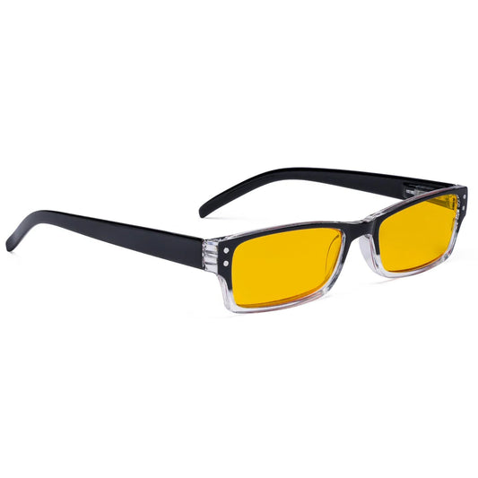 Amber Tinted Blue Light Blocking Glasses Women