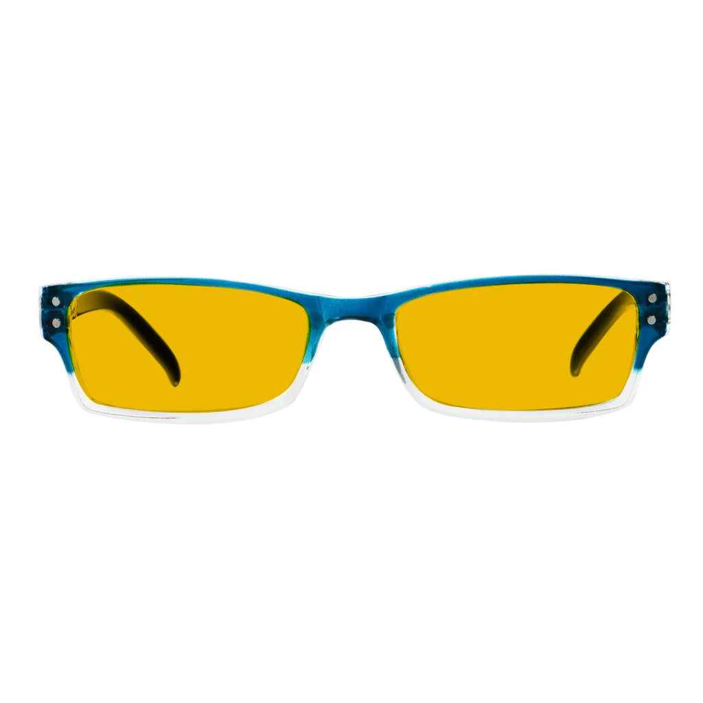 Amber Tinted Blue Light Blocking Glasses Women