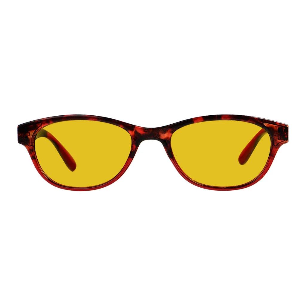 Amber Tinted Blue Light Blocking Glasses Women