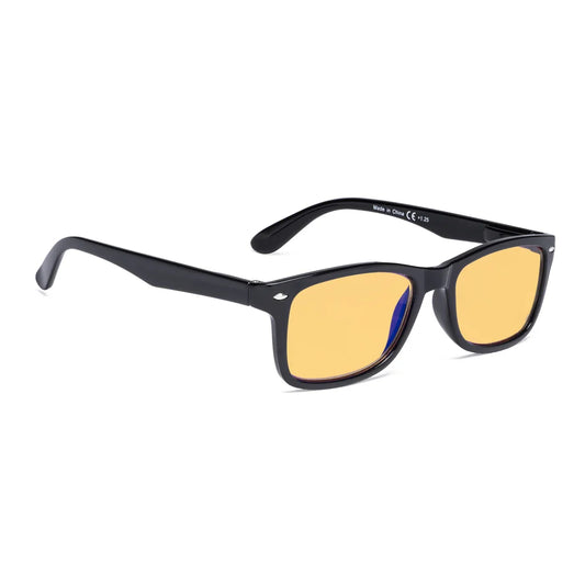 Amber Tinted Blue Light Blocking Reading Glasses Women Men