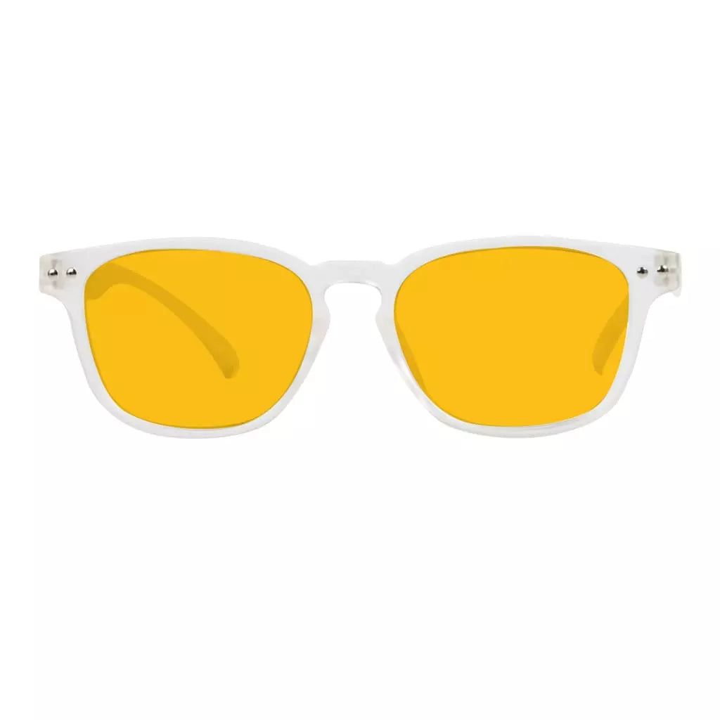 Amber Tinted Blue Light Blocking Glasses Women