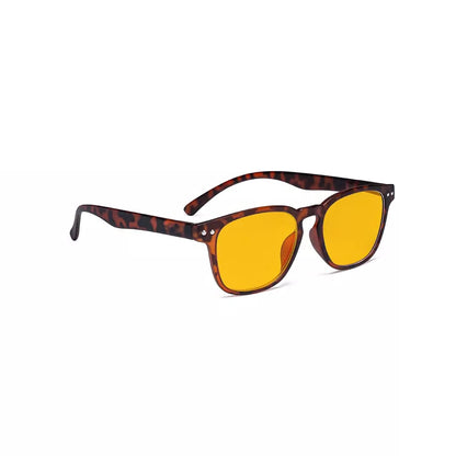 Amber Tinted Blue Light Blocking Glasses Women