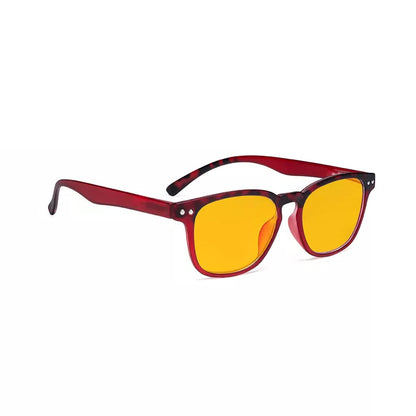 Amber Tinted Blue Light Blocking Glasses Women