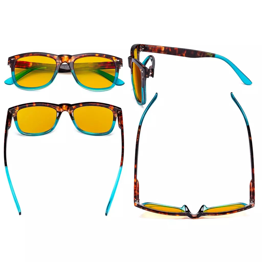Amber Tinted Blue Light Blocking Glasses Women