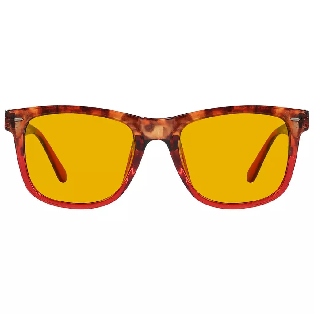 Amber Tinted Blue Light Blocking Glasses Women
