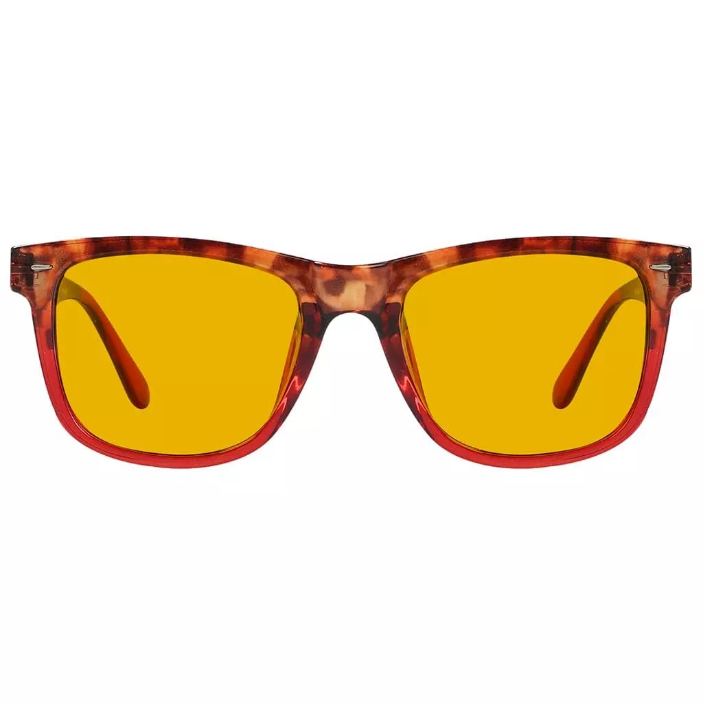 Amber Tinted Blue Light Blocking Glasses Women