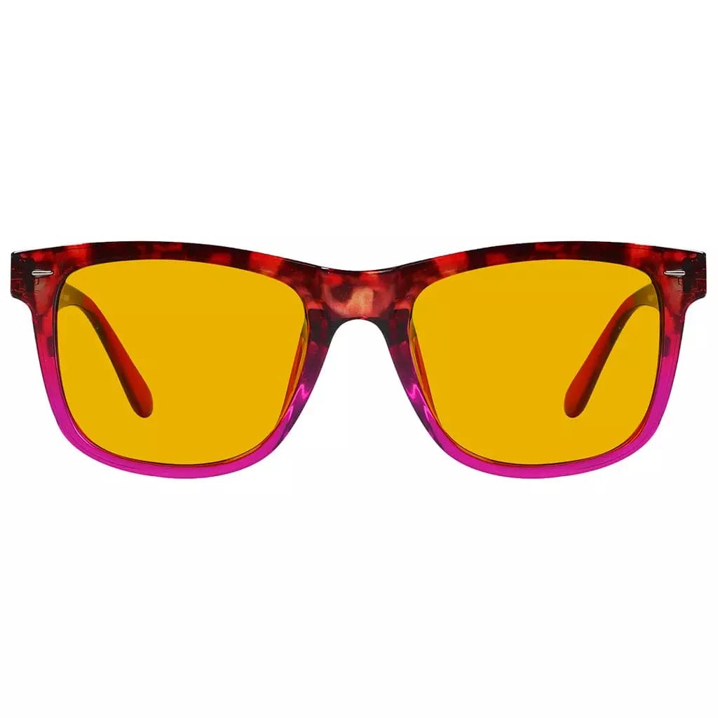 Amber Tinted Blue Light Blocking Glasses Women