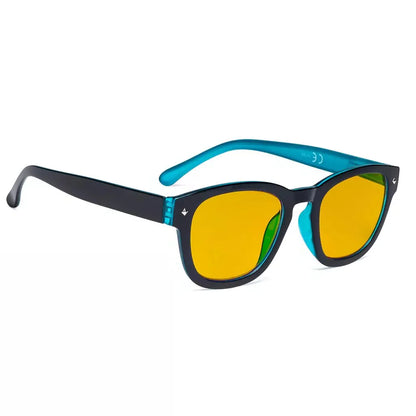 Amber Tinted Blue Light Blocking Reading Glasses