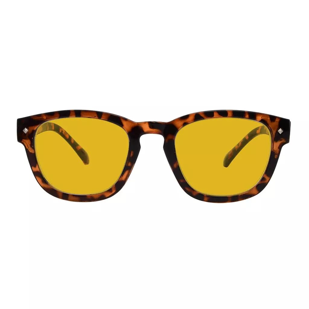 Amber Tinted Blue Light Blocking Reading Glasses