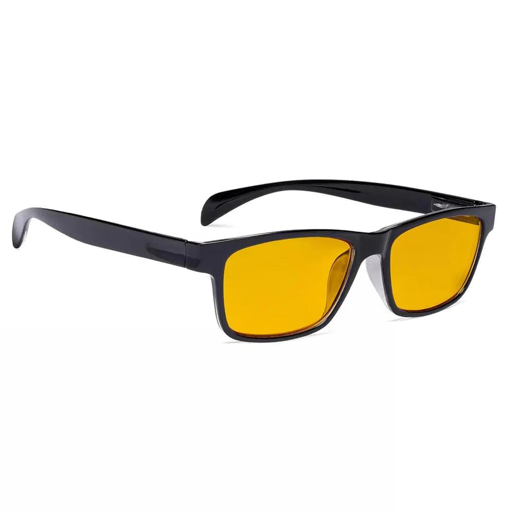 Amber Tinted Blue Light Blocking Reading Glasses Women Men