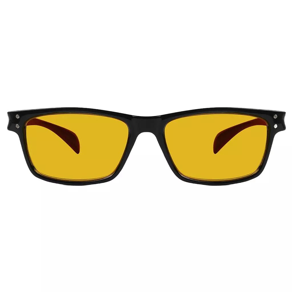 Amber Tinted Blue Light Blocking Glasses Women Men
