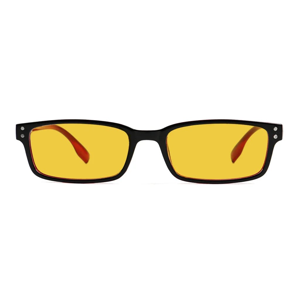 Amber Tinted Blue Light Blocking Reading Glasses Women Men