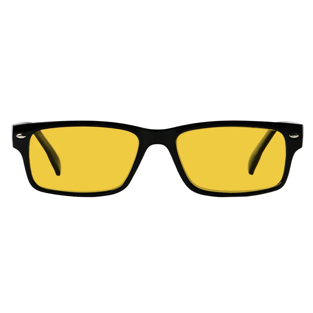 Amber Tinted Blue Light Blocking Reading Glasses Men