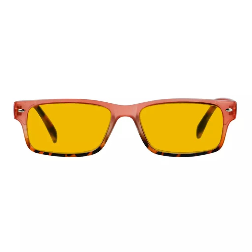 Amber Tinted Blue Light Blocking Eyewear Glasses
