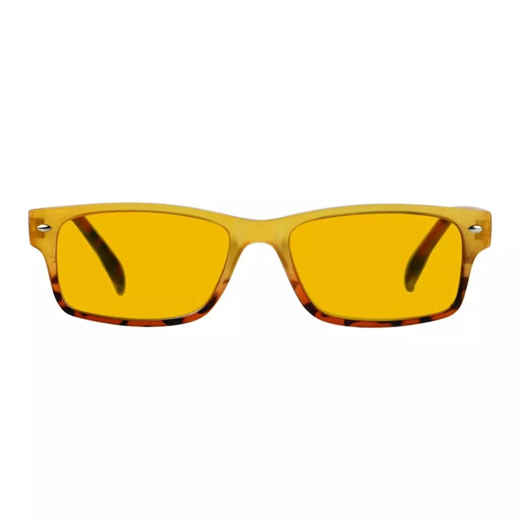 Amber Tinted Blue Light Blocking Eyewear Glasses