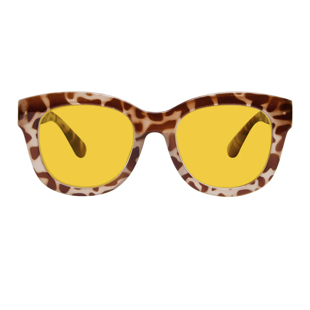 Amber Tinted Blue Light Blocking Reading Glasses Women