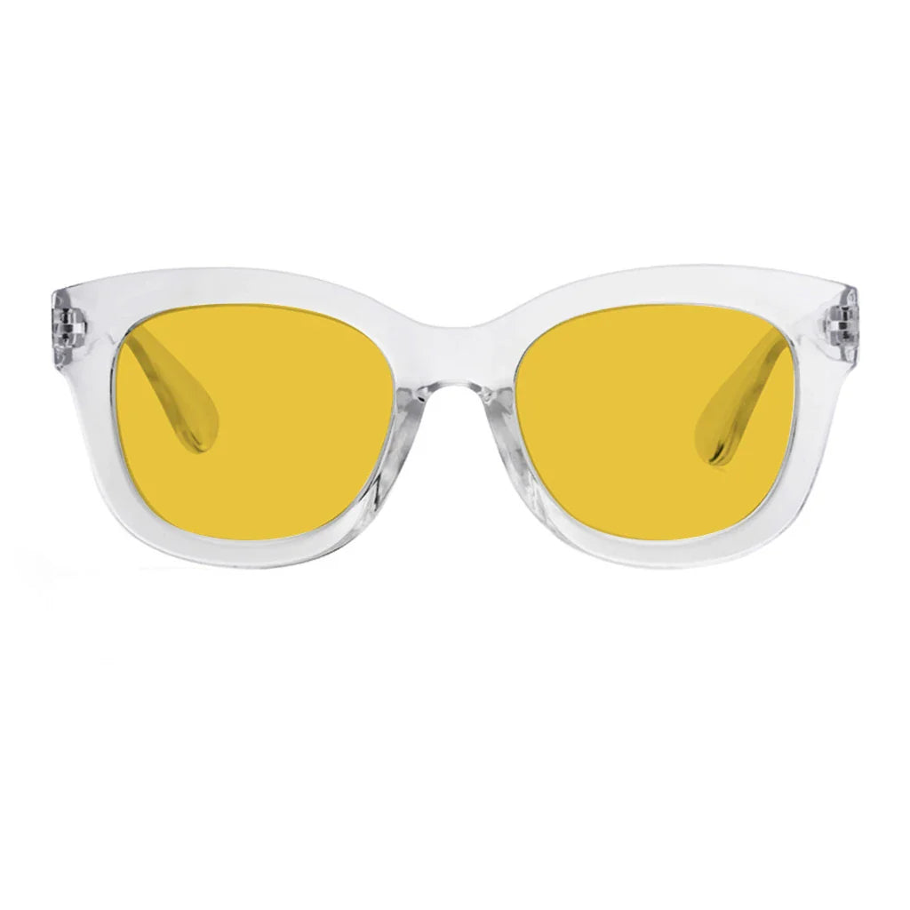 Amber Tinted Blue Light Blocking Reading Glasses Women