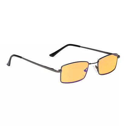 Amber Tinted Blue Light Blocking Reading Cheaters Glasses