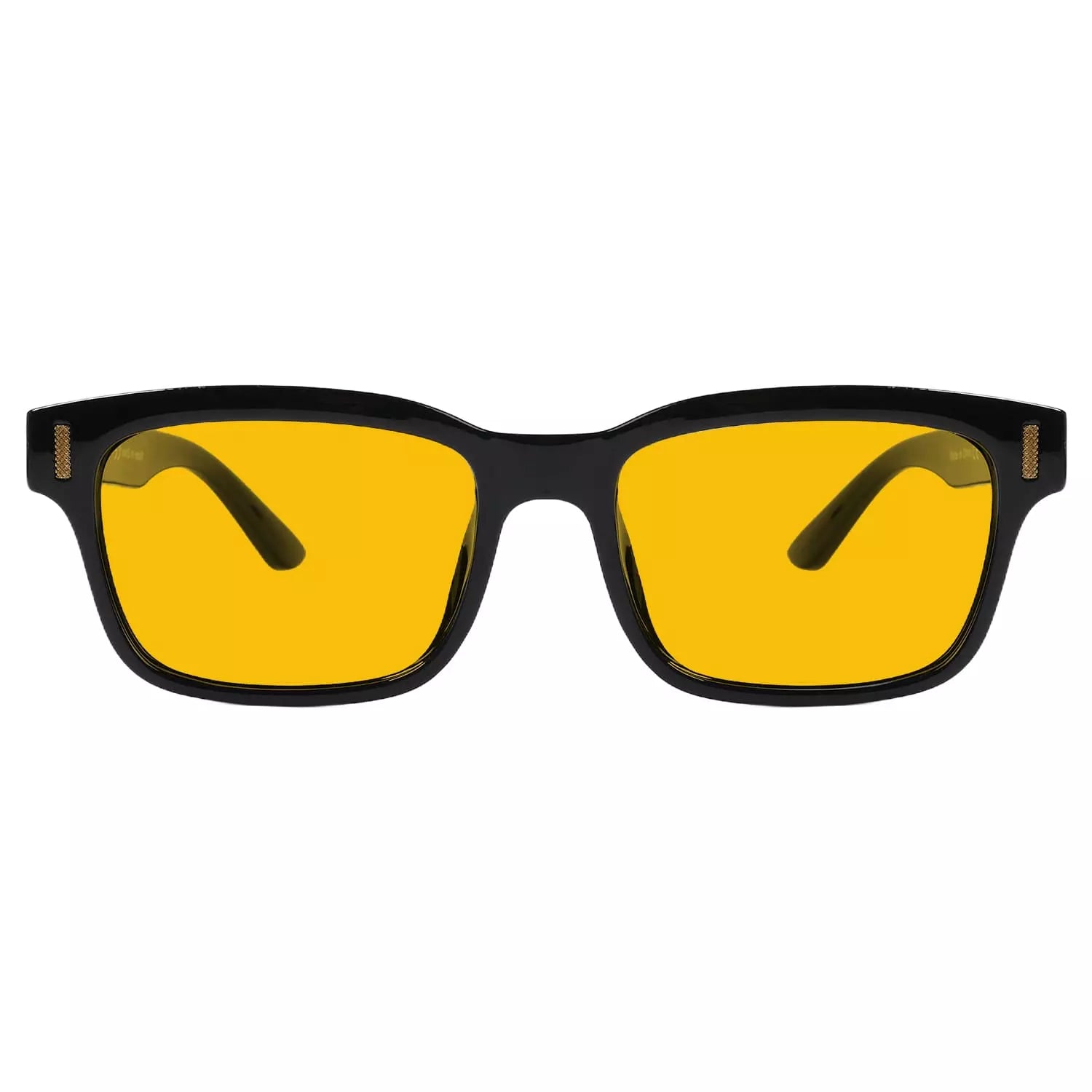 Amber Tinted Two-Tone Blue Light Blocking Reading Glasses Women