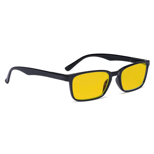 Amber Tinted Blue Light Blocking Reading Glasses Men