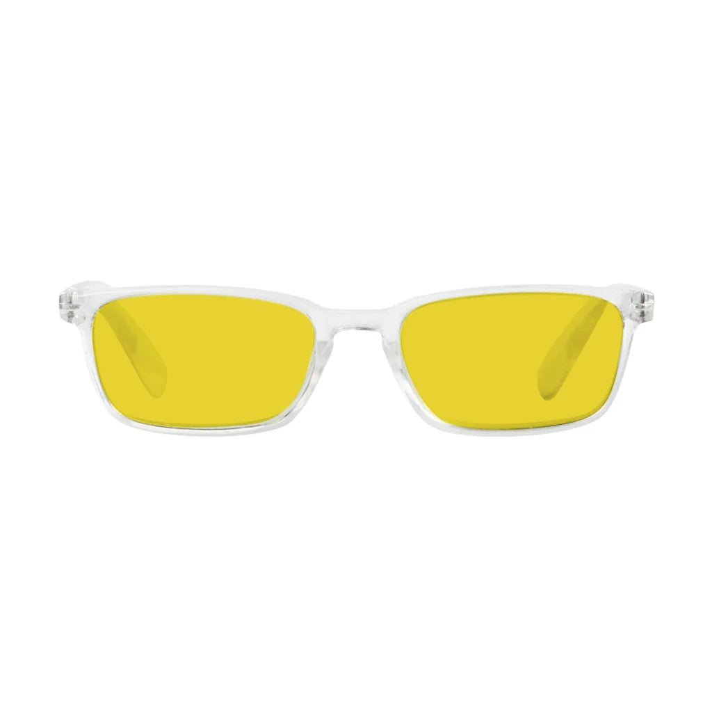 Amber Tinted Blue Light Blocking Reading Glasses Men